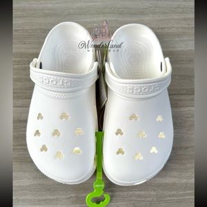 Disney Parks White Mickey Mouse Crocs
